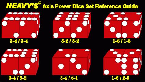 craps dice setting